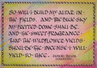 So shall I build...