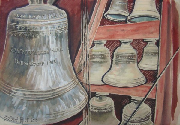 The Bells. Watercolour. 200 x 300 mm (approx)